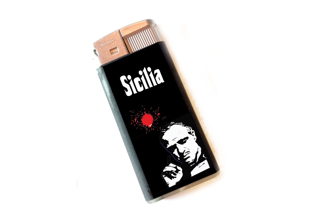 UPALJAČ CRNI S TISKOM