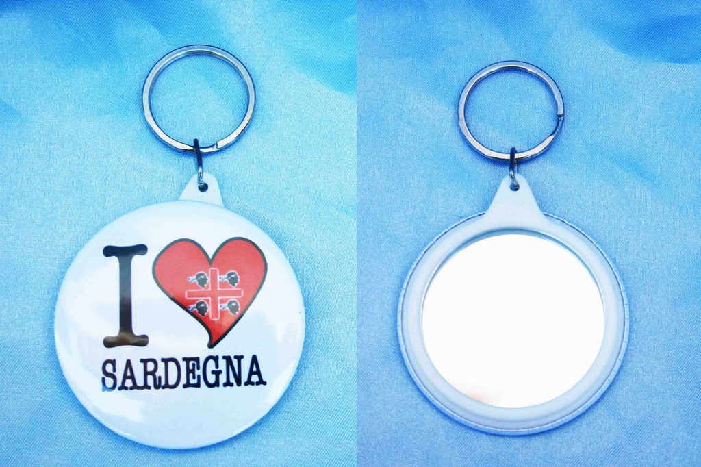 METALNI PRIVJESAK ZA KLJUČEVE S OGLEDALOM 58mm 