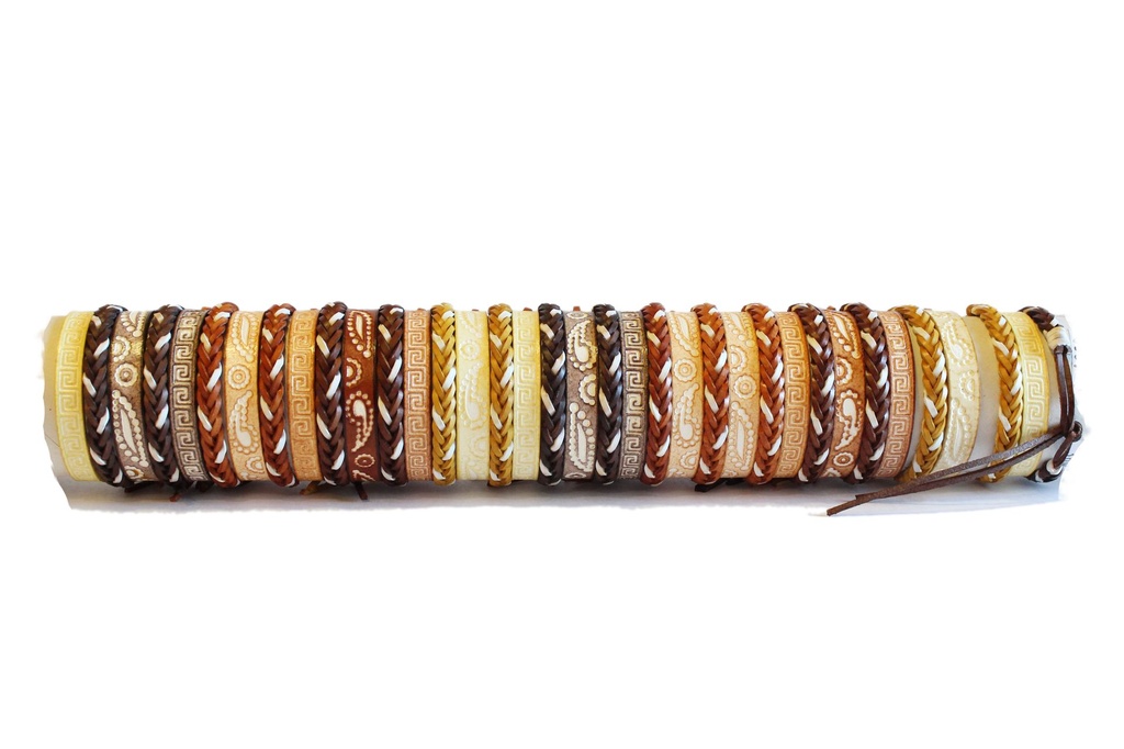 NARUKVICE OD KOŽE S VIŠE UZORAKA