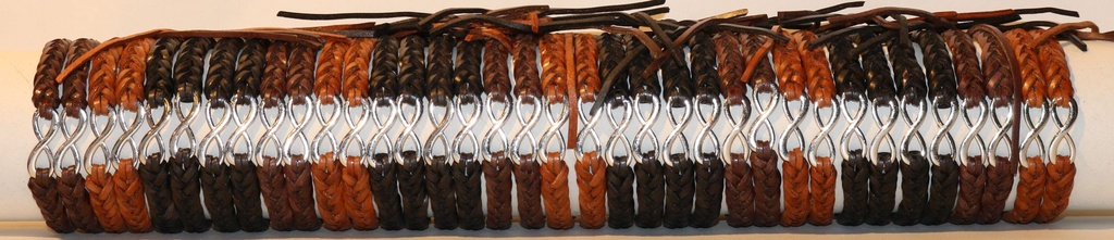 NARUKVICE OD KOŽE SA ZNAKOM BESKONAČNOSTI