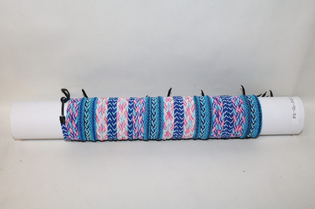 NARUKVICE PLETENE U PLAVIM TONOVIMA