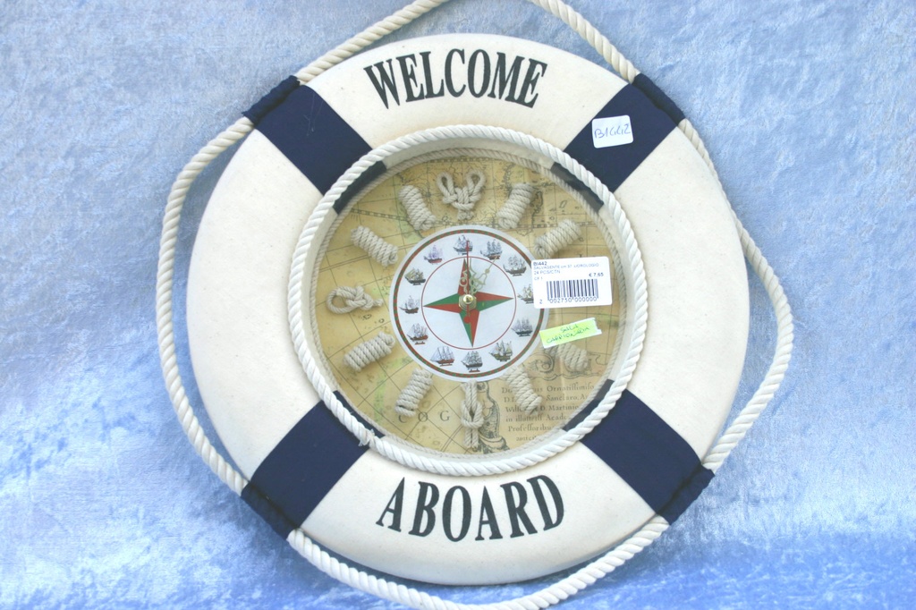 SALVAGENTE cm 37 c/OROLOGIO E NODI 