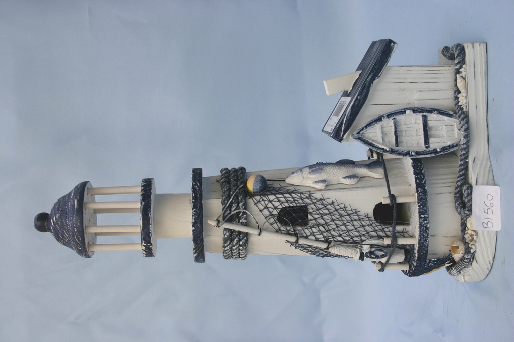 DRVENI SVJETIONIK h 35 cm 