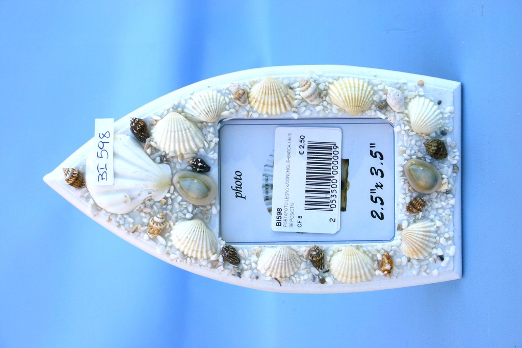 OKVIR ZA SLIKU SA ŠKOLJKAMA 19x10 