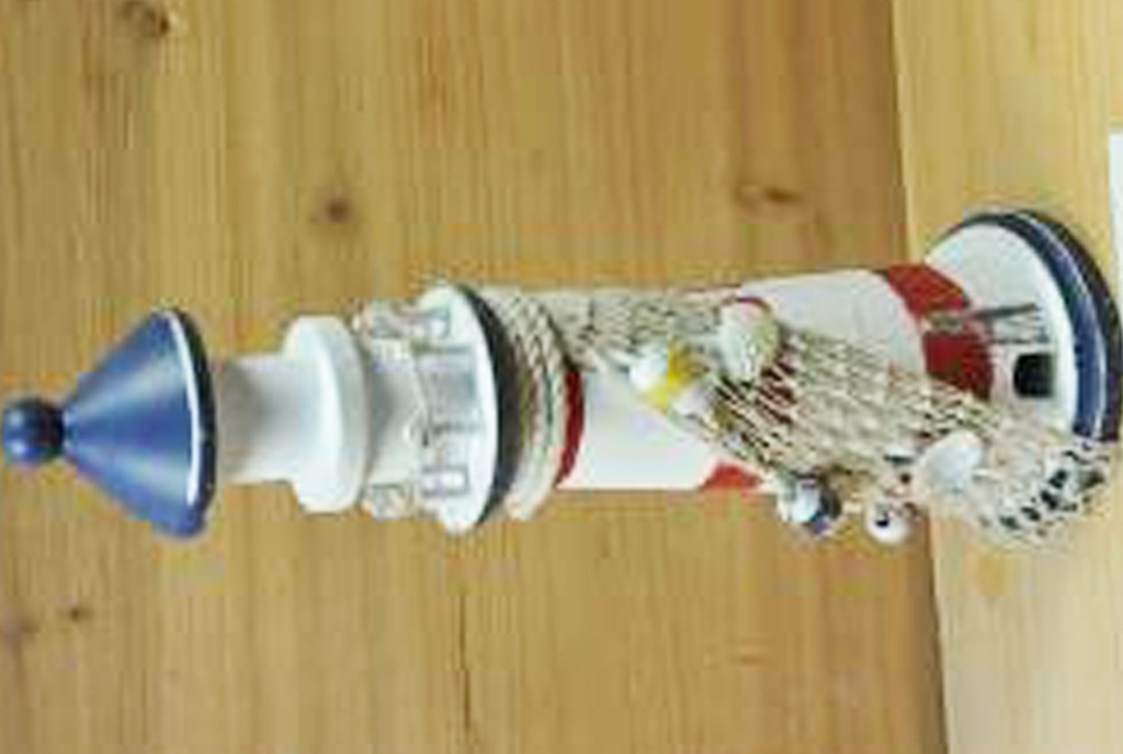 DRVENI SVJETIONIK 30.5x9.8x9.8cm 