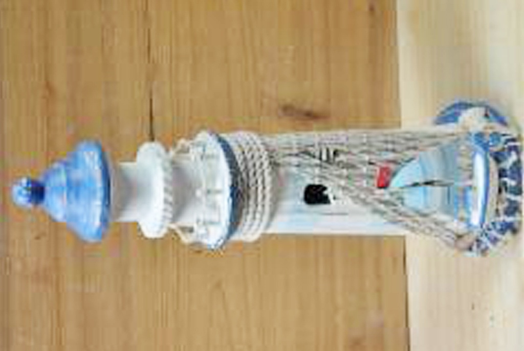 DRVENI SVJETIONIK  28.5x9.5x9.5cm 