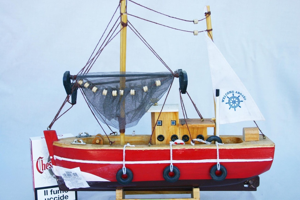 DRVENA RIBARICA  CM 28 / 4 BOJE