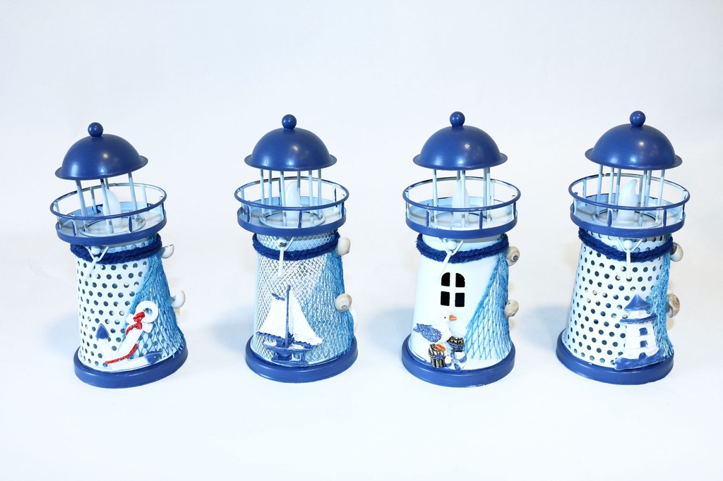 METALNI SVJETIONIK / SVIJEĆNJAK 15*6.5 CM 