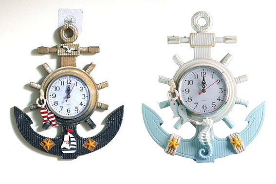 ANCORA LEGNO CON OROLOGIO 