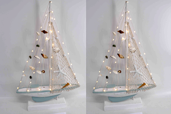 DRVENA JEDRILICA S LED SVJETLOM