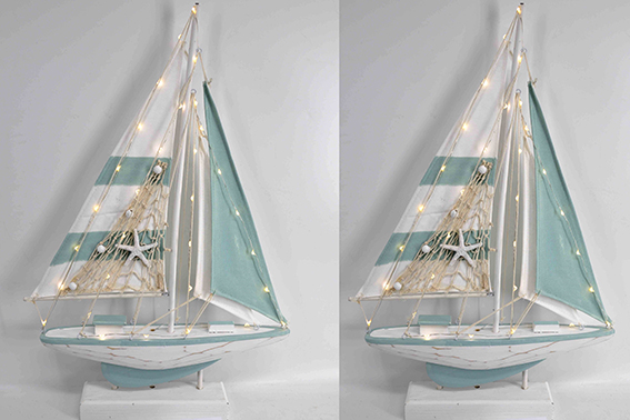 DRVENA JEDRILICA S LED SVJETLOM