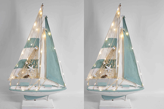 DRVENA JEDRILICA S LED SVJETLOM