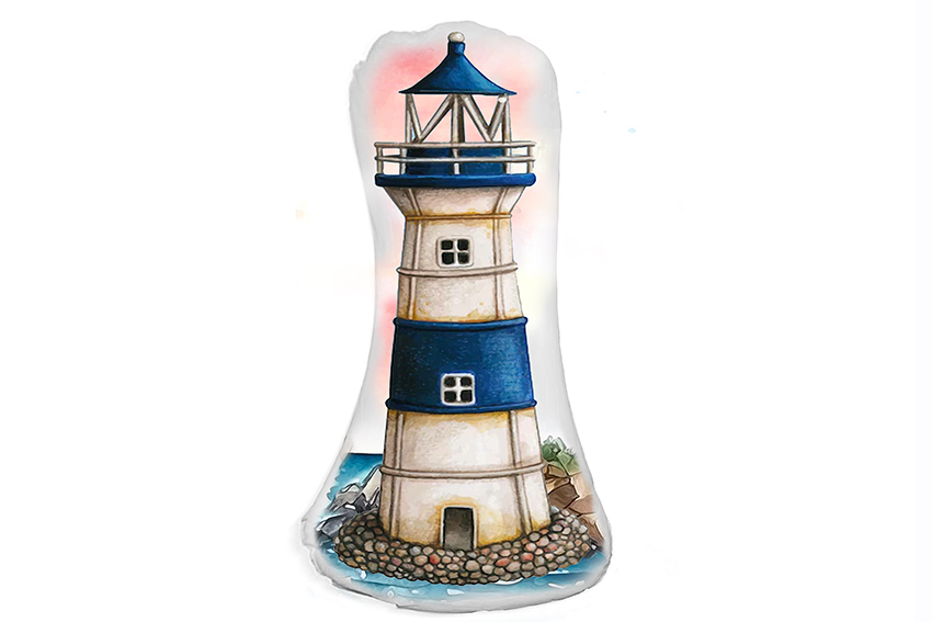 STOPER ZA VRATA SVJETIONIK 12*27 CM 