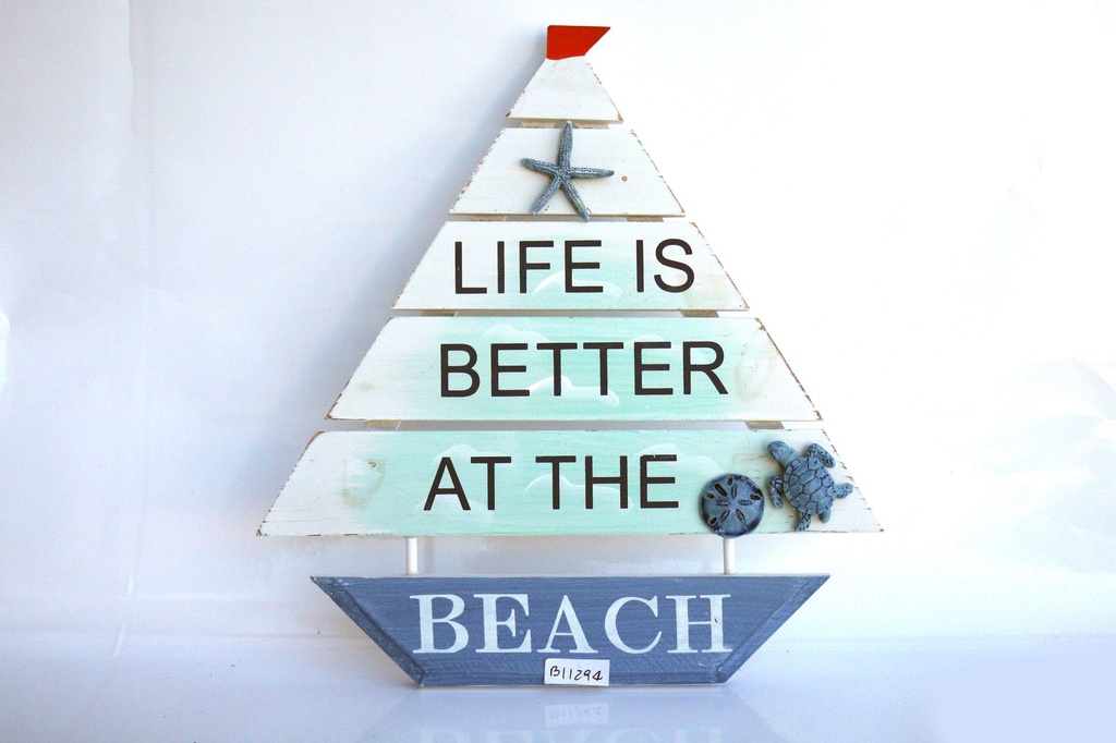 DRVENA PLOČA S NATPISOM CM 29.5*2*30.5 