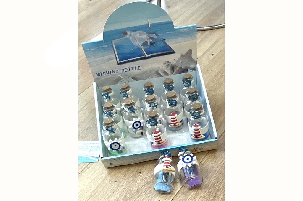 BOČICE S PIJESKOM U KUTIJI 15KOM  3.20*6.50 CM