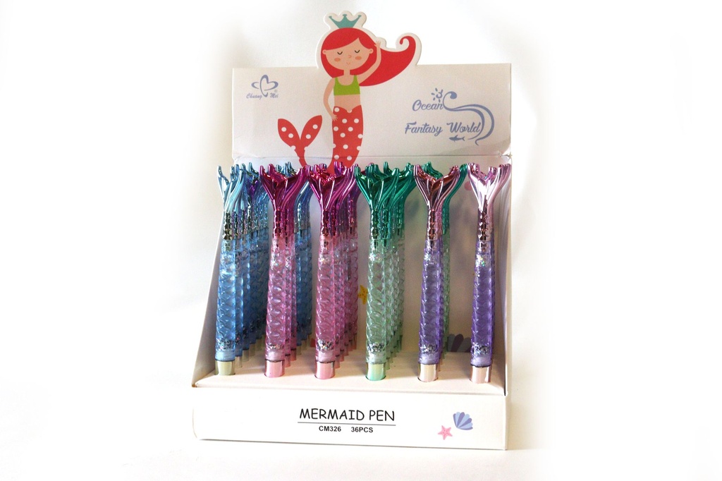 PENNA GOMMA CODA SIRENA 4 COL 