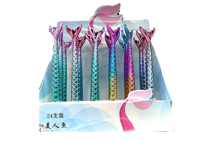 PENNA PLASTICA CODA SIRENA COL ASS 