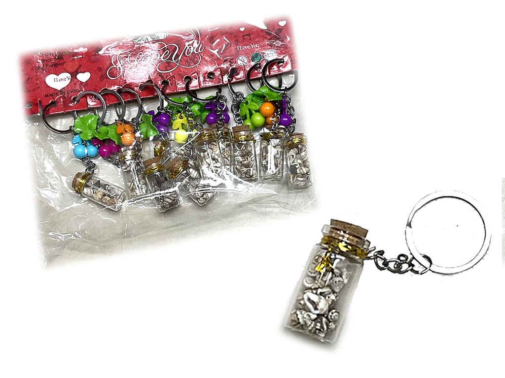 PRIVJESAK ZA KLJUČEVE S BOČICOM 12 KOM