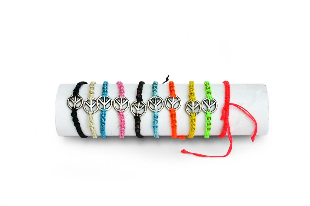 BRACCIALE COTONE PEACE COL.ASS. 