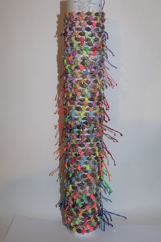 BRACCIALE TUBO TARTATUGA E  CONCHIGLIE 