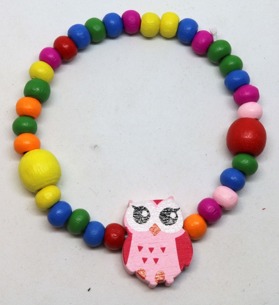 BRACCIALE BIMBA LEGNO COLORI ASS. 