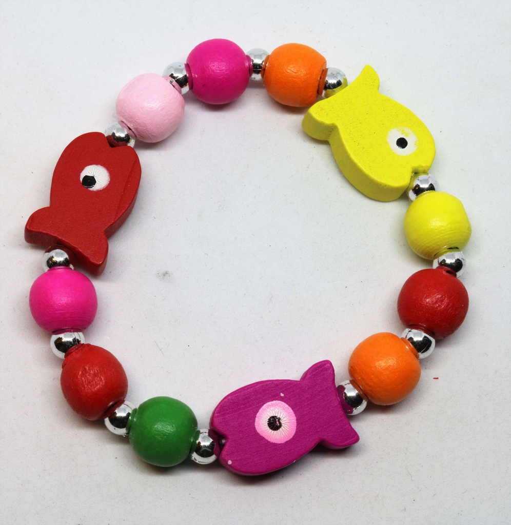 BRACCIALE BIMBA LEGNO COLORI ASS. 