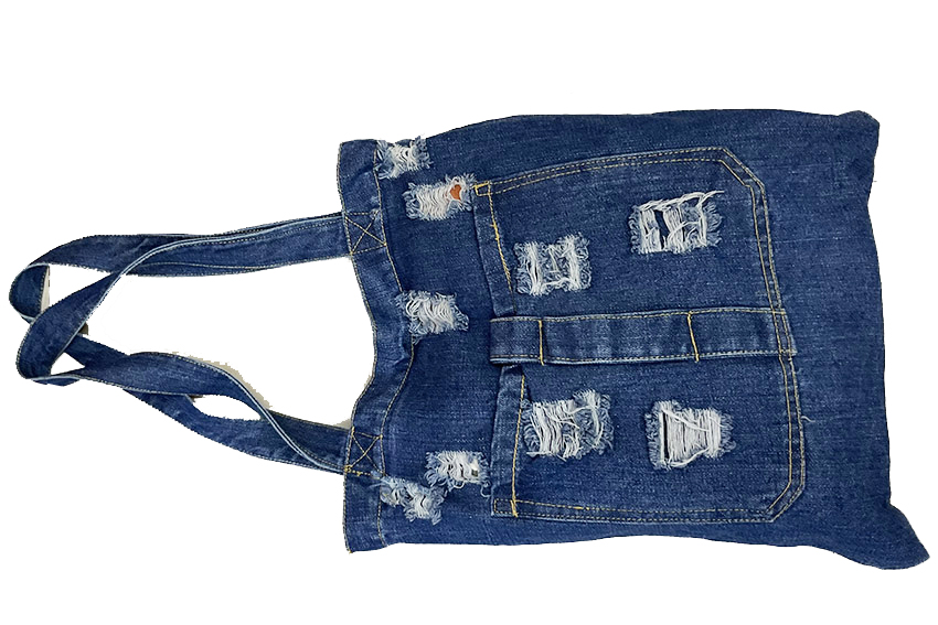 BORSA JEANS 2 COL ASS 33*38 CM 