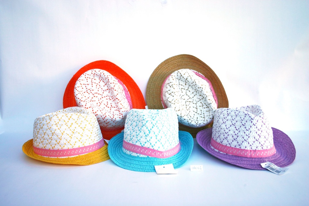 CAPPELLO PAGLIA 5 COL ASS BIMBA 