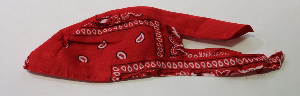 CAPPELLO BANDANA ROSSO 