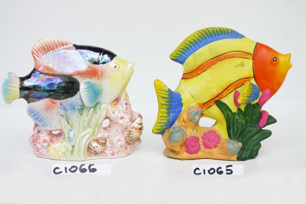 PESCE CERAMICA LUCIDA 4 MOD. E COL.ASS. 