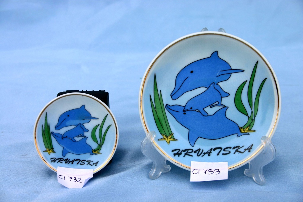 KERAMIČKI TANJURIĆ CROATIA DELFINI DIAM 10  