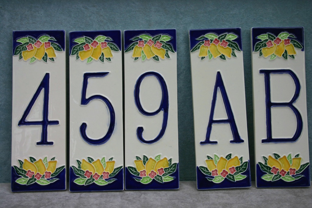 KERAMIČKI BROJEVI 15 x 4,5  