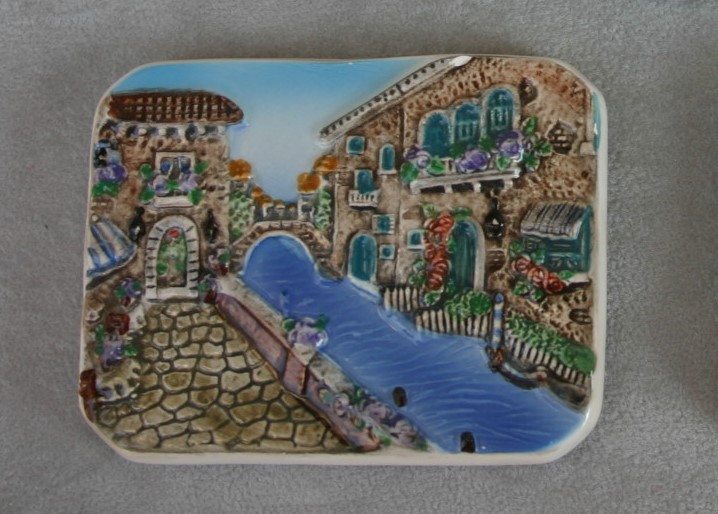 MAGNETE CERAMICA VENEZIA - CANALE VEDUTA 