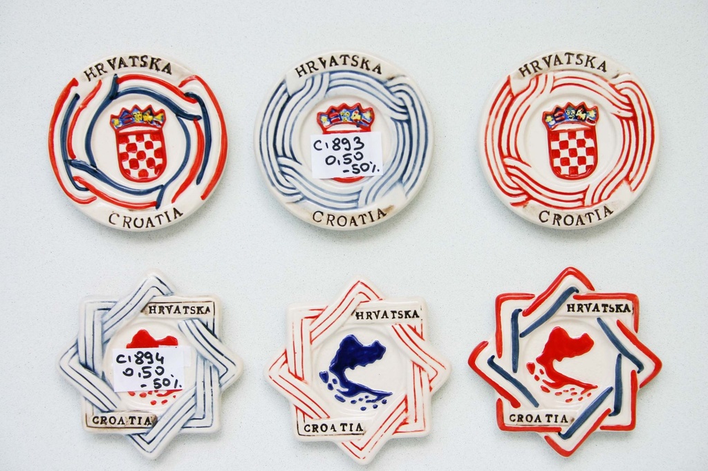 KERAMIČKI MAGNET CROATIA