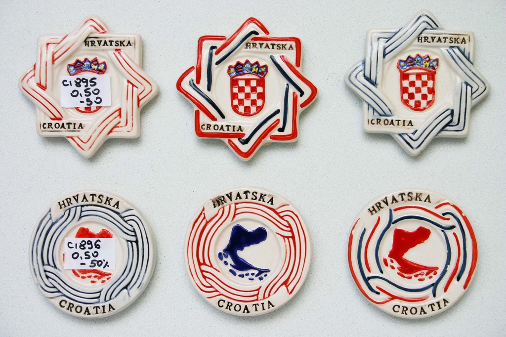 KERAMIČKI MAGNET CROATIA