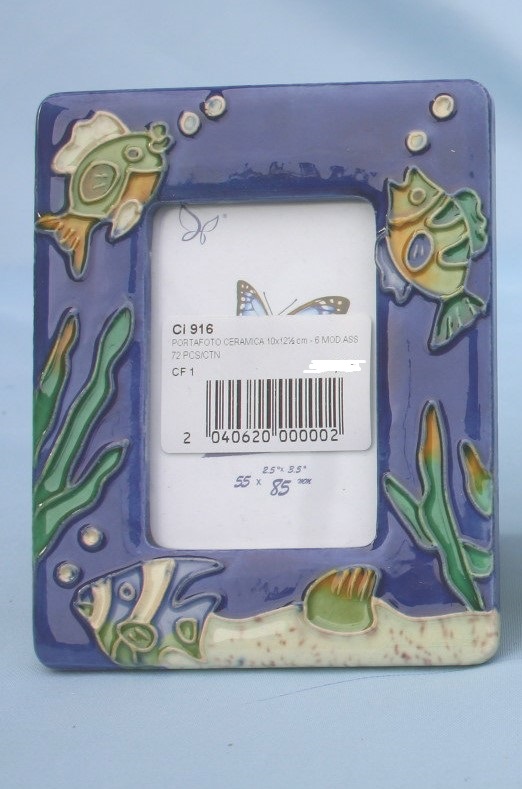 KERAMIČKI OKVIR ZA SLIKU 10x12,5 cm 