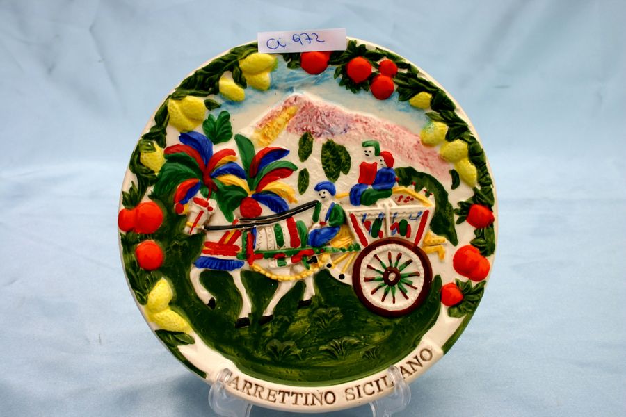 KERAMIČKI TANJUR SICILIA   DIAM 16 CM 