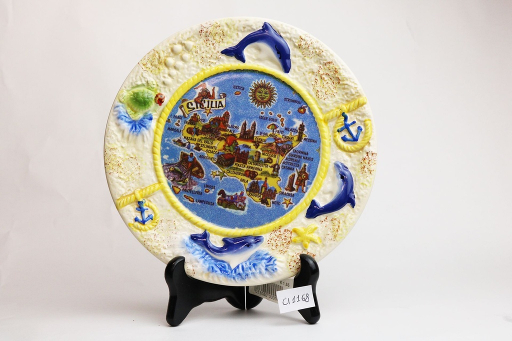KERAMIČKI TANJUR SICILIA 