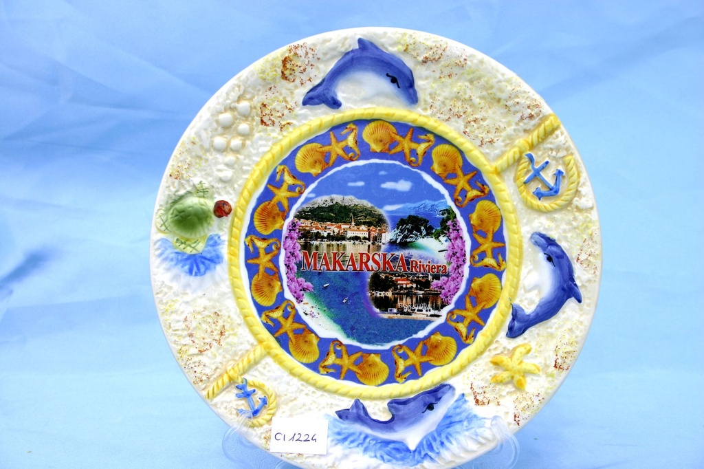 KERAMIČKI TANJUR  MAKARSKA 