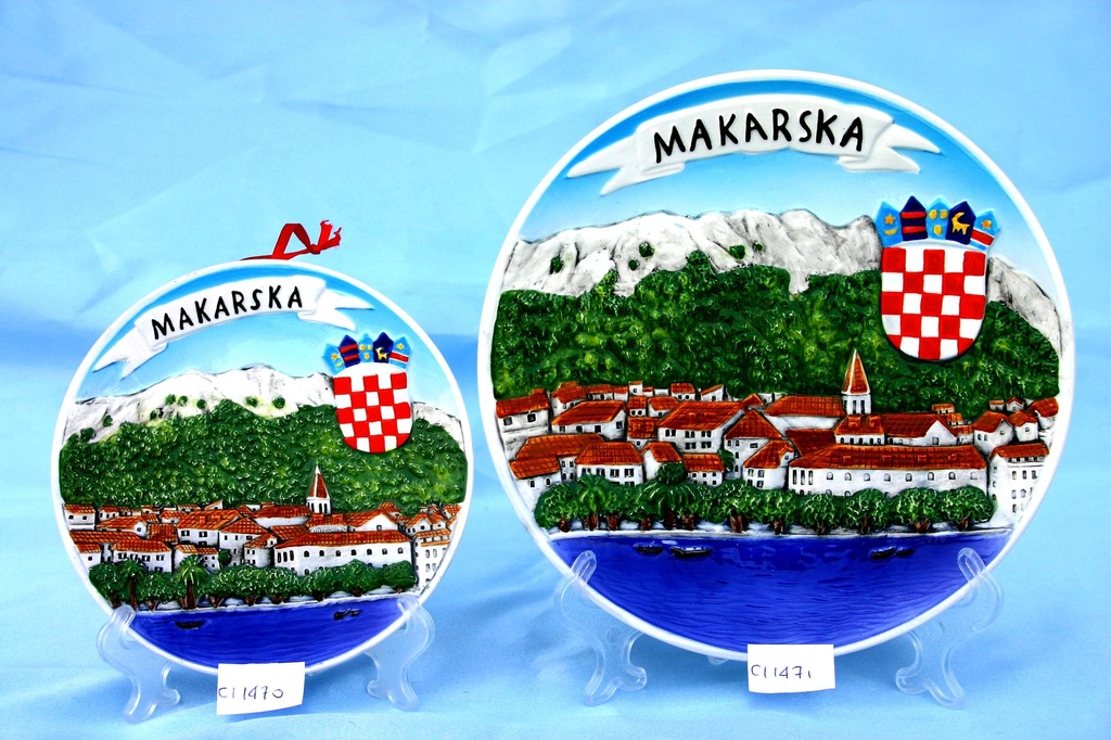 KERAMIČKI TANJUR CM 18 MAKARSKA 