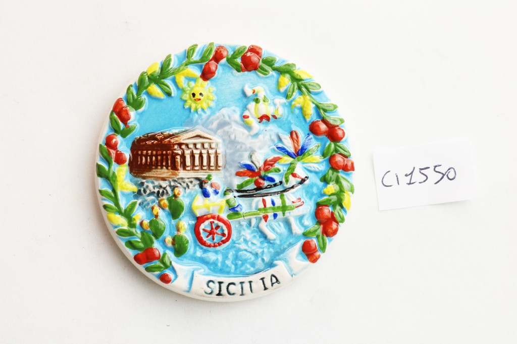 MAGNET SICILIA DIAM7 CM 
