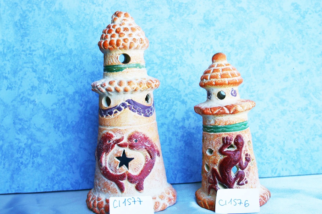 KERAMIČKI SVJETIONIK H.12 cm 