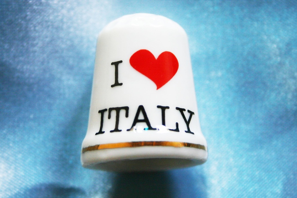 KERAMIČKI NAPRŠNJAK "I LOVE ITALY" 