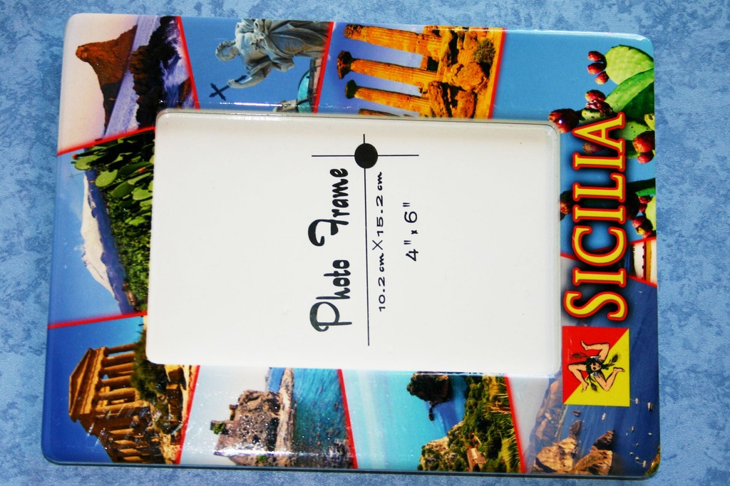 PORTAFOTO CERAMICA SICILIA IMMAGINI GRA 