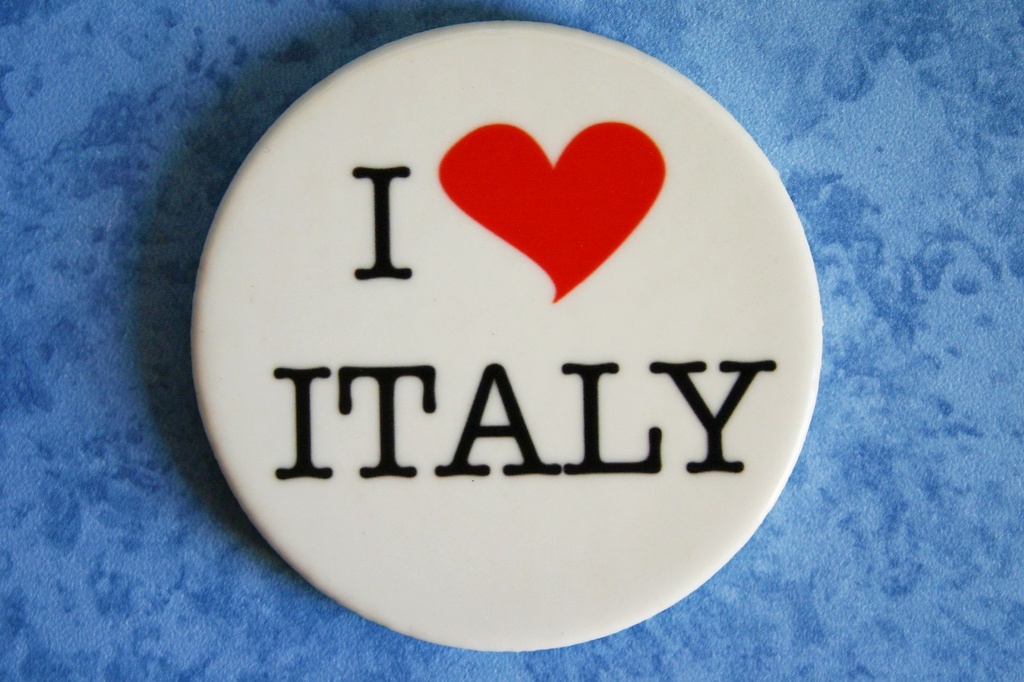 MAGNETE CERAMICA I LOVE ITALY 