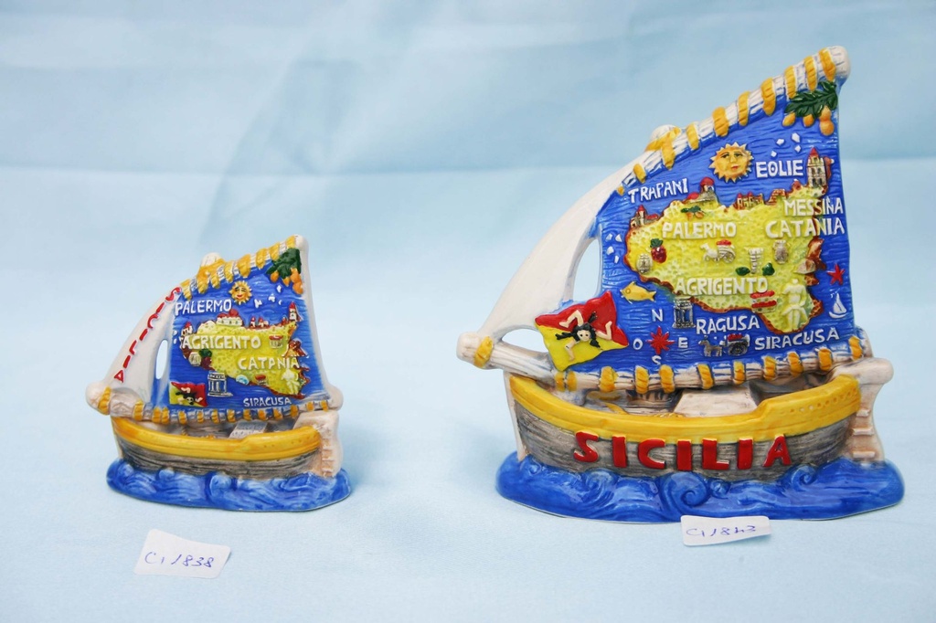 BARCHETTA CERAMICA PICC. SICILIA 