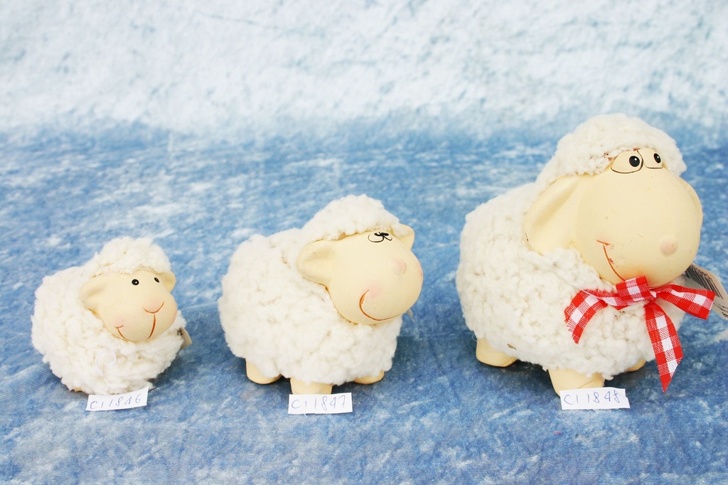 KERAMIČKA OVCA 10x8x10,5cm 