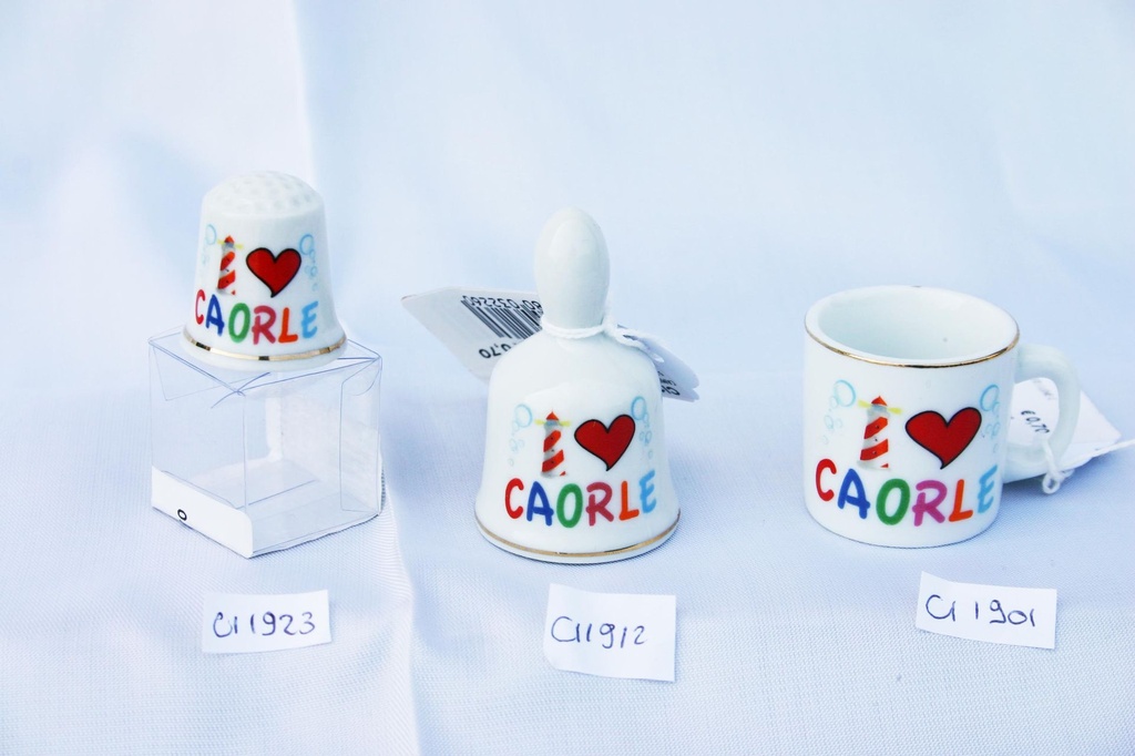 CAMPANELLA CERAMICA I LOVE CAORLE 