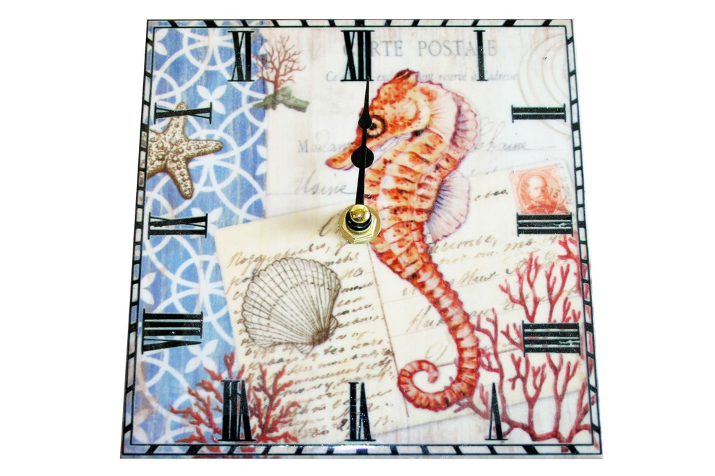 OROLOGIO CERAMICA CAVALLUCCIO 15*15 CM 