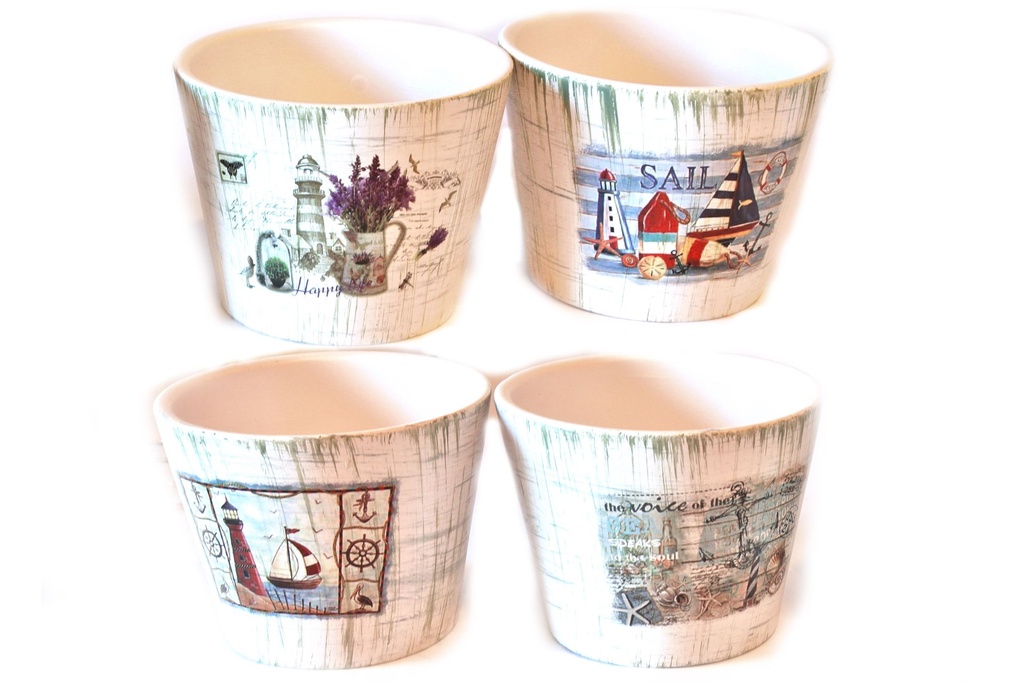 KERAMIČKA VAZA S RUPOM 11*11*8,7 CM 